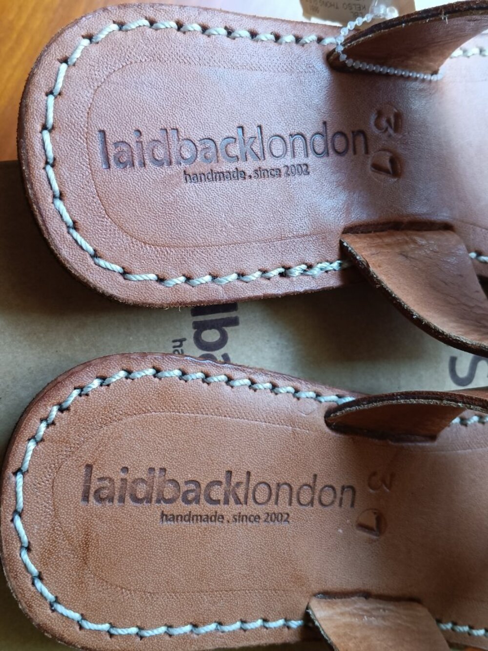 NWT Laidback London Kelso Flat Colorful Beaded Tassels Toe Sandal Size 37/7 - Picture 8 of 8